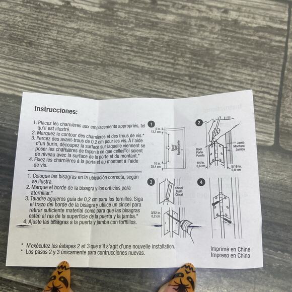 Lot Of 2 Gate House Hinges 3 1/2" x 1/4" Radius #0308892 Satin Nickel {KK} - Picture 10 of 13